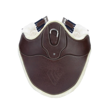 Elastische singel met noppen Shires Velociti Lusso Elite Havana Bruin Elastische singel met noppen Shires Velociti Lusso Elite Havana Bruin