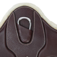 Elastische singel met noppen Shires Velociti Lusso Elite Havana Bruin