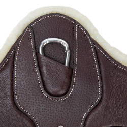 Elastische singel met noppen Shires Velociti Lusso Elite Havana Bruin Elastische singel met noppen Shires Velociti Lusso Elite Havana Bruin