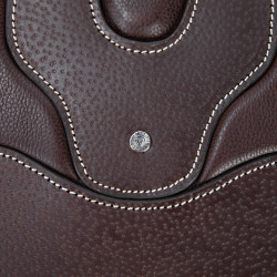 Elastische singel met noppen Shires Velociti Lusso Elite Havana Bruin Elastische singel met noppen Shires Velociti Lusso Elite Havana Bruin