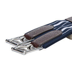 Elastische singel met noppen Shires Velociti Lusso Elite Havana Bruin Elastische singel met noppen Shires Velociti Lusso Elite Havana Bruin