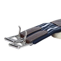 Elastische singel met noppen Shires Velociti Lusso Elite Havana Bruin Elastische singel met noppen Shires Velociti Lusso Elite Havana Bruin