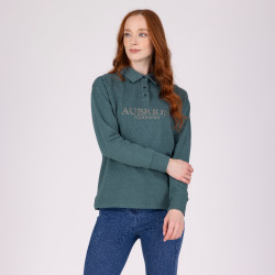 Aubrion Equestrian Shires sweatshirt met knopen Tijm Groen Aubrion Equestrian Shires sweatshirt met knopen Tijm Groen