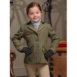 Shires Aubrion Saratoga kinderjas Rood/geel/blauwe ruiten Motieven Shires Aubrion Saratoga kinderjas Rood/geel/blauwe ruiten Motieven