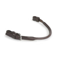 Nepketting van rond leer Shires Velociti Gara Havana Bruin