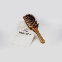 Nellumbo bamboe ontklittende borstel