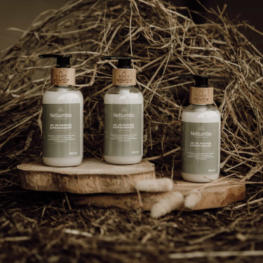 Vernieuwende verkoelende massagegel Nellumbo
