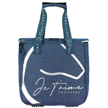 Tas Groom Ik hou van je Equithème Denim Blauw