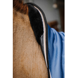 Equithème Tyrex Aisance 1200D High Neck deken Kobaltblauw Equithème Tyrex Aisance 1200D High Neck deken Kobaltblauw