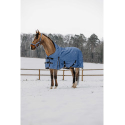 Equithème Tyrex Aisance 1200D High Neck deken Kobaltblauw Equithème Tyrex Aisance 1200D High Neck deken Kobaltblauw