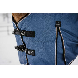 Equithème Tyrex Aisance 1200D High Neck deken Kobaltblauw Equithème Tyrex Aisance 1200D High Neck deken Kobaltblauw