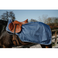 Equithème Tyrex 1200D achterzadeldeken Kobaltblauw Equithème Tyrex 1200D achterzadeldeken Kobaltblauw