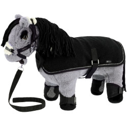 Mini-pony Lutin EK-Pony Academy Donkergrijs