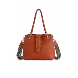 Tas Pénélope Zabelia Cognac Bruin