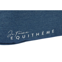 Weekendtas Je t’aime Equithème Denim Blauw