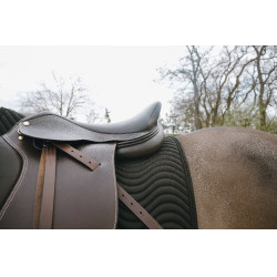 Zadel Eric Thomas Hybrid EK-Confortech Jump Havana Bruin