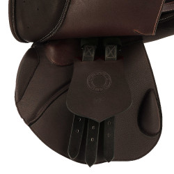 Zadel Eric Thomas Hybrid EK-Confortech Jump Havana Bruin