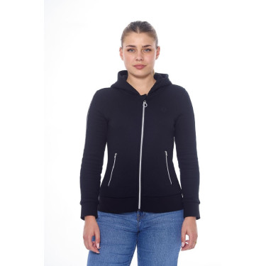 Sweat Zip Harcour Sworm dames Zwart