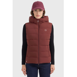 Dames bodywarmer Harcour Cinderella Wingerd Bordeaux
