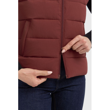Dames bodywarmer Harcour Cinderella Wingerd Bordeaux