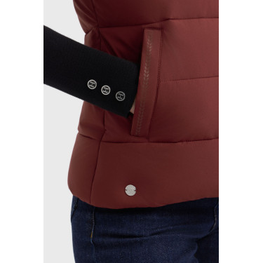 Dames bodywarmer Harcour Cinderella Wingerd Bordeaux