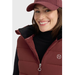 Dames bodywarmer Harcour Cinderella Wingerd Bordeaux