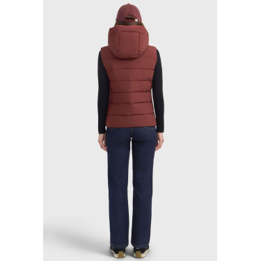 Dames bodywarmer Harcour Cinderella Wingerd Bordeaux