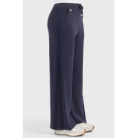 Damesbroek Harcour Clarisse in tricotstof Marine Marineblauw