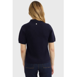 Damespolo pullover Harcour Cherry Marine Marineblauw
