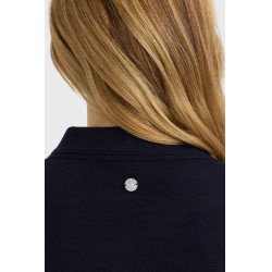 Damespolo pullover Harcour Cherry Marine Marineblauw