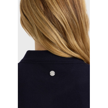 Damespolo pullover Harcour Cherry Marine Marineblauw
