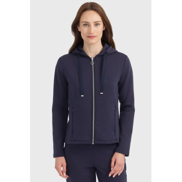 Damesvest met rits Harcour Clarianne Marine Marineblauw Damesvest met rits Harcour Clarianne Marine Marineblauw