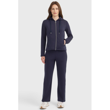 Damesvest met rits Harcour Clarianne Marine Marineblauw Damesvest met rits Harcour Clarianne Marine Marineblauw