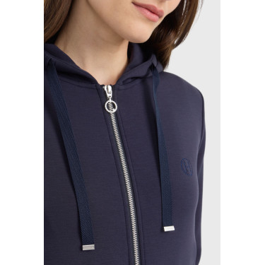 Damesvest met rits Harcour Clarianne Marine Marineblauw Damesvest met rits Harcour Clarianne Marine Marineblauw