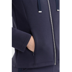 Damesvest met rits Harcour Clarianne Marine Marineblauw Damesvest met rits Harcour Clarianne Marine Marineblauw
