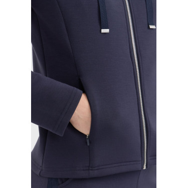Damesvest met rits Harcour Clarianne Marine Marineblauw Damesvest met rits Harcour Clarianne Marine Marineblauw
