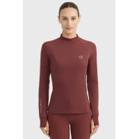 Technisch T-shirt Harcour Calista dames Wingerd Bordeaux