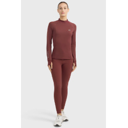 Technisch T-shirt Harcour Calista dames Wingerd Bordeaux