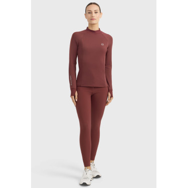 Technisch T-shirt Harcour Calista dames Wingerd Bordeaux