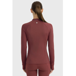 Technisch T-shirt Harcour Calista dames Wingerd Bordeaux