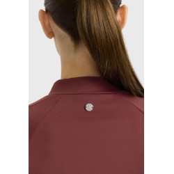 Technisch T-shirt Harcour Calista dames Wingerd Bordeaux