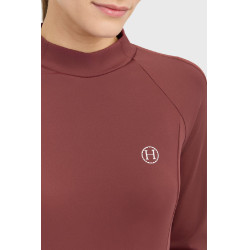 Technisch T-shirt Harcour Calista dames Wingerd Bordeaux