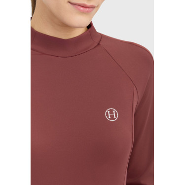 Technisch T-shirt Harcour Calista dames Wingerd Bordeaux