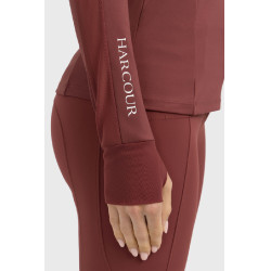Technisch T-shirt Harcour Calista dames Wingerd Bordeaux