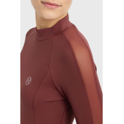 Technisch T-shirt Harcour Calista dames Wingerd Bordeaux