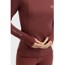 Technisch T-shirt Harcour Calista dames Wingerd Bordeaux