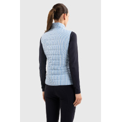 Mouwloos vest Harcour Quickstara Reversible Dames CSIO La Baule Marine / marinière hemelblauw Marineblauw