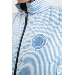 Mouwloos vest Harcour Quickstara Reversible Dames CSIO La Baule Marine / marinière hemelblauw Marineblauw