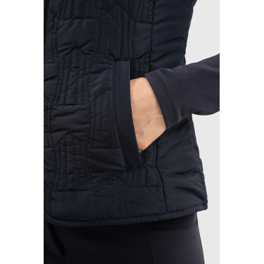 Mouwloos vest Harcour Quickstara Reversible Dames CSIO La Baule Marine / marinière hemelblauw Marineblauw