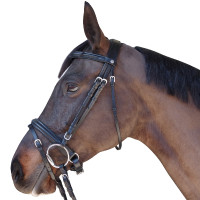 Bridon Pull Back Euro Chetak Zwart Bridon Pull Back Euro Chetak Zwart
